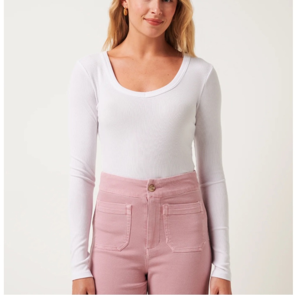 Travis Mathew Cloud Rib Long sleeve top size large NWT